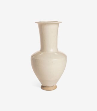 Calandis Modern White Ceramic Flower Vase